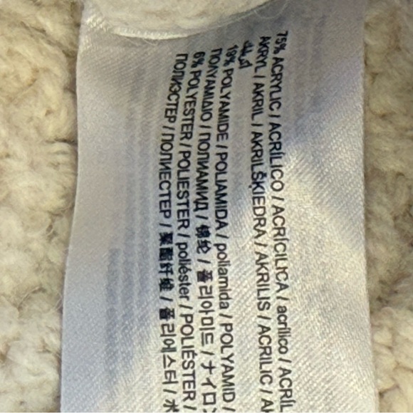 Mango Cream Cable Knit Turtleneck Sweater - Picture 10 of 11